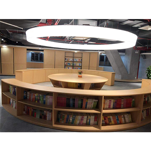 中山名气大的图书馆创意书架生产厂家睿意达教育家具