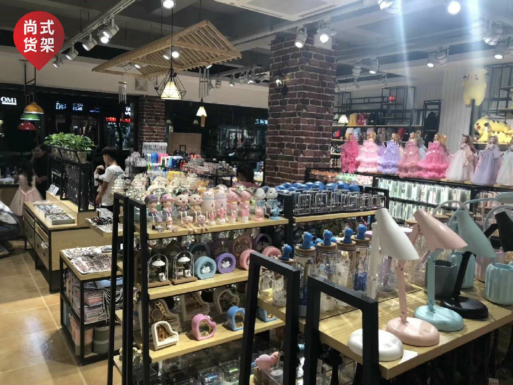 商场超市水果蔬菜货架生活用品货架进口食品店效果图