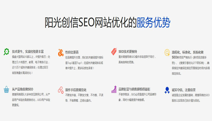 贵阳关键词seo优化阳光创信资深的技术人员