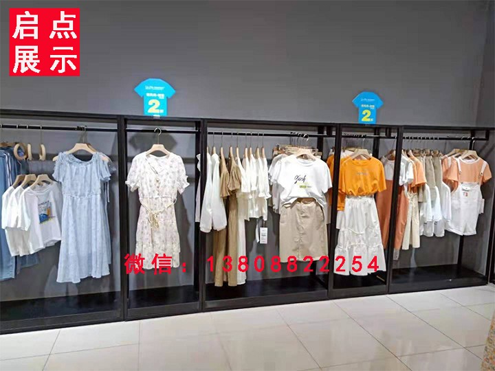 福建服装特卖场货架服装促销展台服装展示广告架