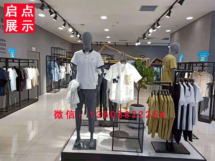 福建服装特卖场货架服装促销展台服装展示广告架