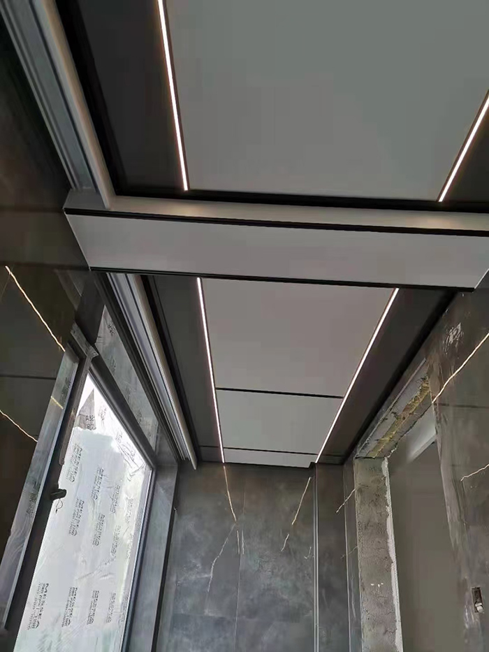 厨房卫生间蜂窝铝大板吊顶 蜂窝板安装案例 厨房卫生间蜂窝铝合金