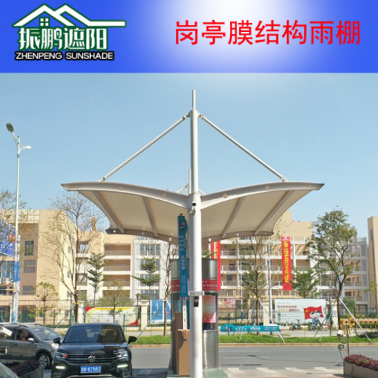信宜膜结构雨棚车棚振鹏遮阳