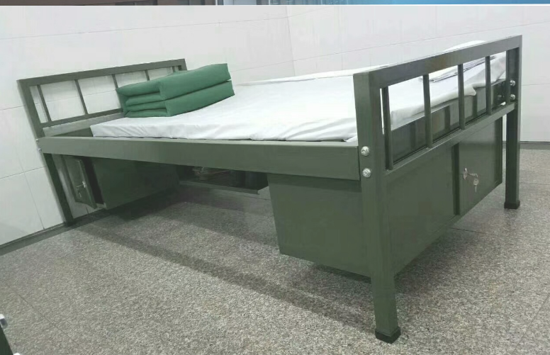 厂家定制勤务床部队军人用床a监狱军队铁艺床