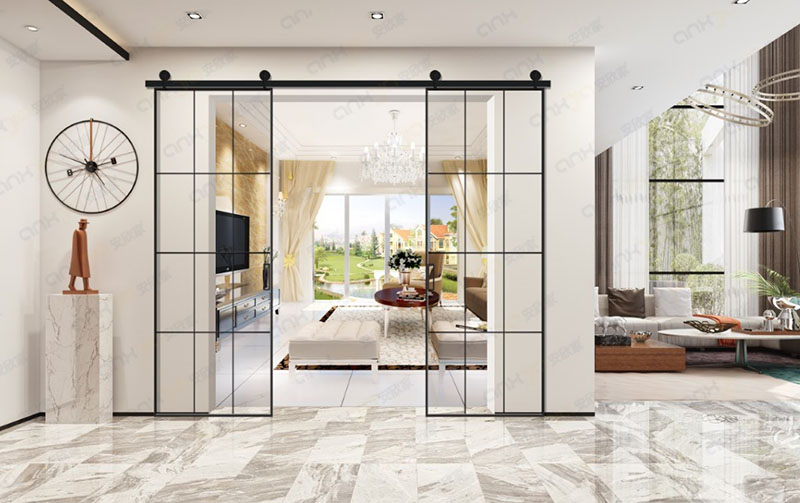 海南长虹玻璃推拉门安欣家滑动门