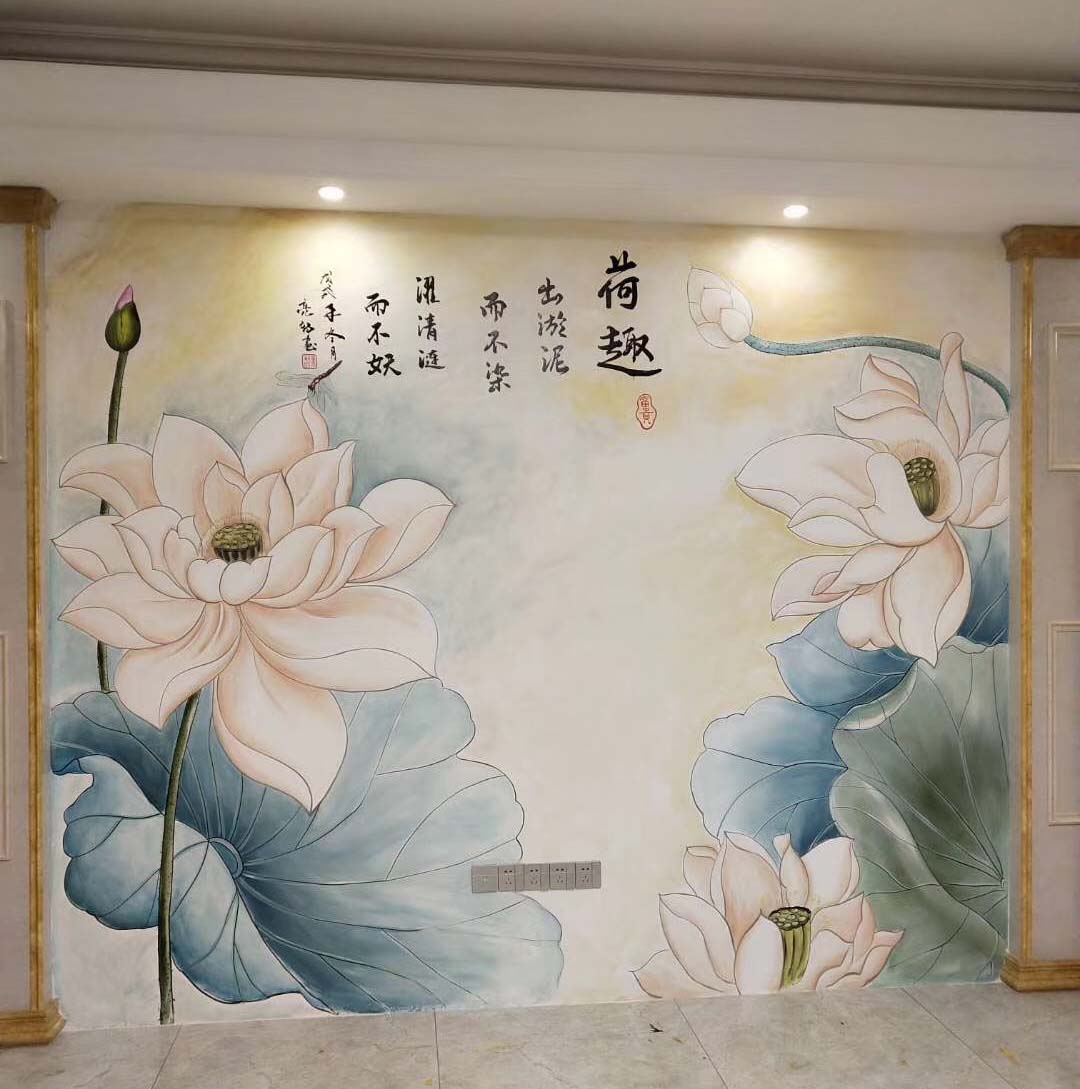 佛山电视背景墙墙绘设计,百分百满足你的要求