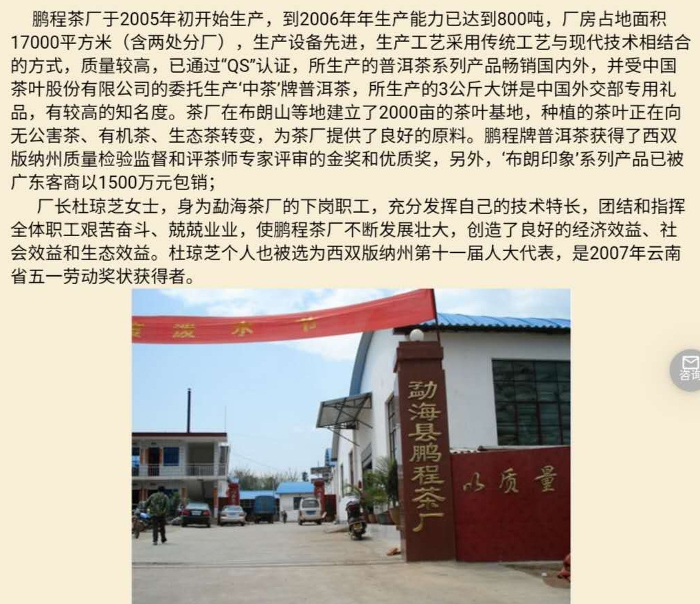 重庆八八青普洱饼茶制茶人-别无意价格合理