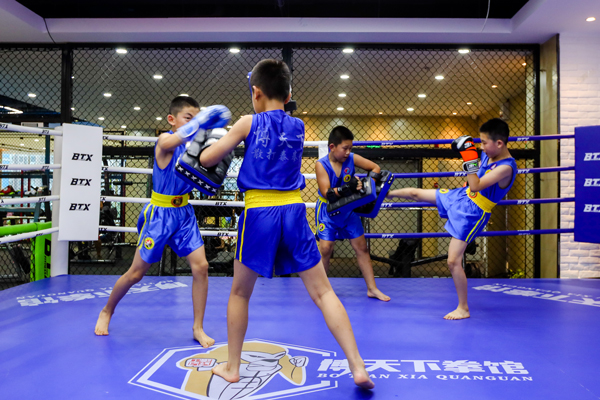 唐山成人搏击,博天下专业散打培训机构