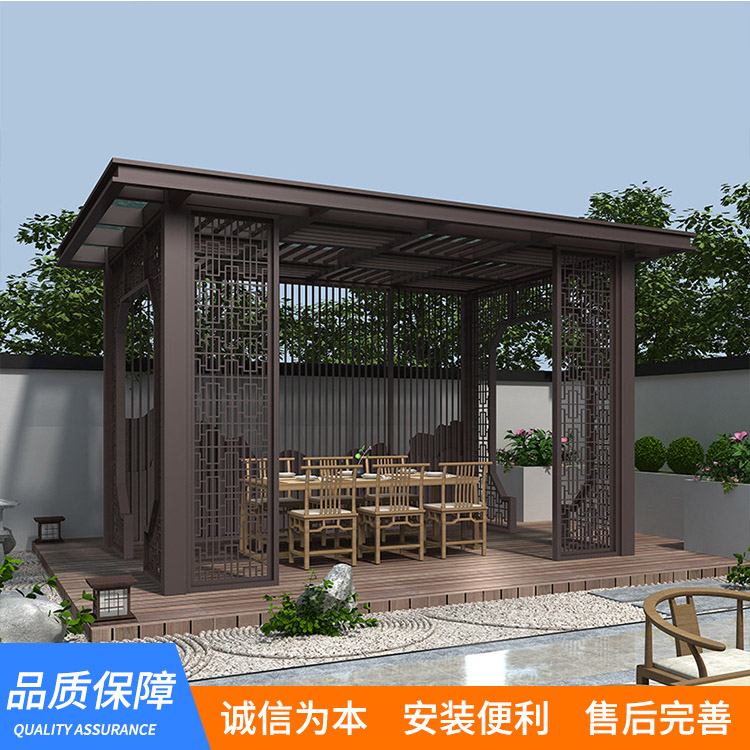 上海铝艺凉亭，投入产品研发