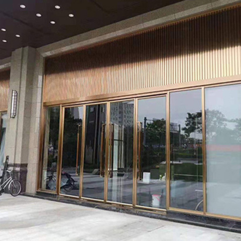 酒店不锈钢玻璃大门