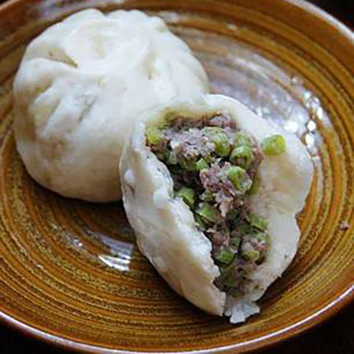 豆角肉包