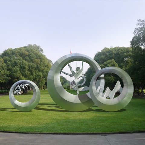 不锈钢雕塑制作设计报价_方能雕塑