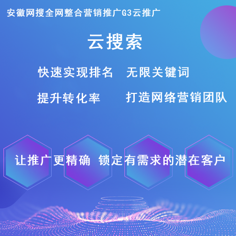 云搜索-安徽网搜网站推广-网站优化-关键词排名
