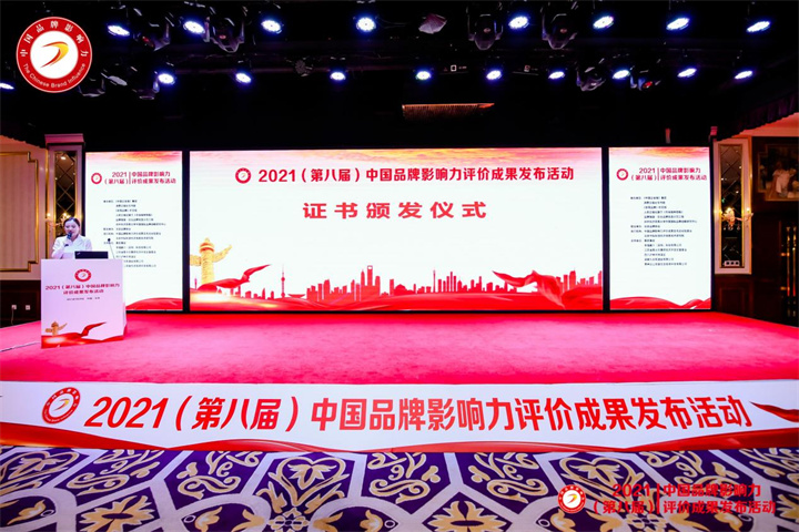 山埔UPS电源荣获2021年第八届中国品牌影响力大会荣誉奖项