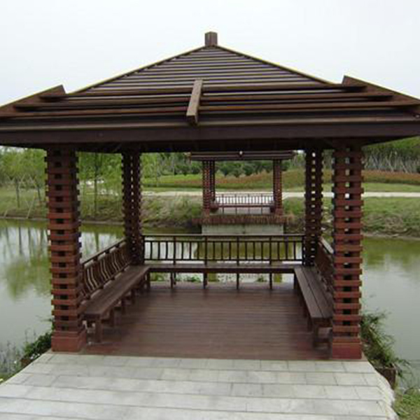 小区户外防腐木景观工程